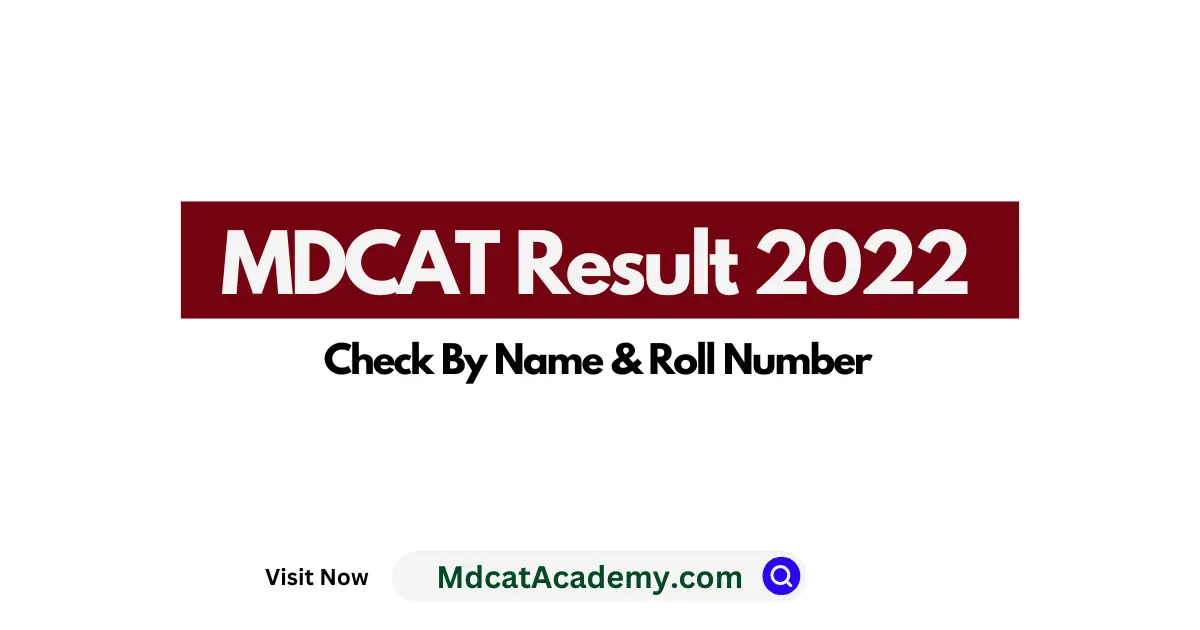 MDCAT Result 2022 | Check Online