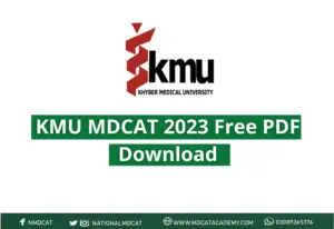 KMU MDCAT 2023 Free PDF